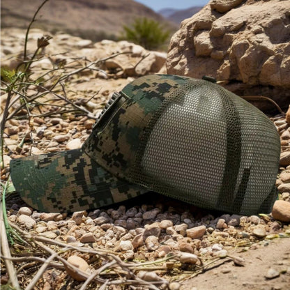 American Flag Camo Adjustable Hat